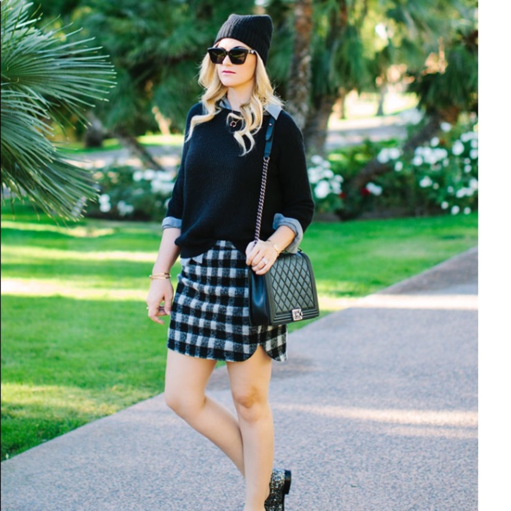 Made well wool skirt